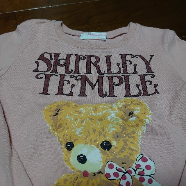 Shirley Temple(シャーリーテンプル)のシャーリーテンプル☆くまちゃんカットソー(110) キッズ/ベビー/マタニティのキッズ服女の子用(90cm~)(Tシャツ/カットソー)の商品写真