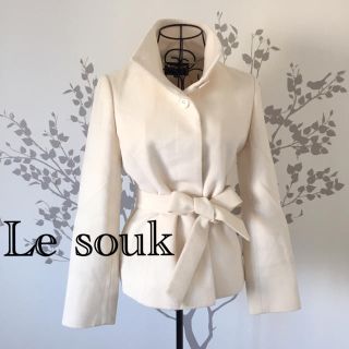 ルスーク(Le souk)のLe souk アンゴラ65%混 コート(ロングコート)