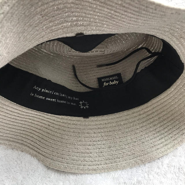 PETIT BATEAU(プチバトー)の《新品》マールマール　ハット hat 4 kasumi 麦わら帽子 キッズ/ベビー/マタニティのこども用ファッション小物(帽子)の商品写真