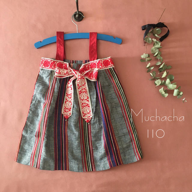 AHCAHCUM.muchacha(アチャチュムムチャチャ)のmuchachaムチャチャ⑅⿻クラシカル レトロワンピース*̩̩̥୨୧˖ キッズ/ベビー/マタニティのキッズ服女の子用(90cm~)(ワンピース)の商品写真