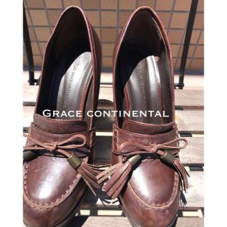 グレースコンチネンタル(GRACE CONTINENTAL)のGRACE continental 厚底ローファー(ローファー/革靴)