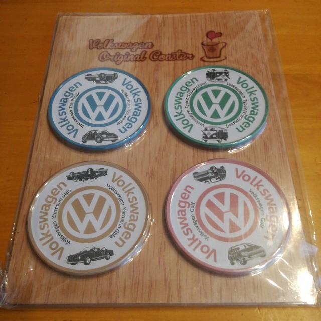 Volkswagen(フォルクスワーゲン)のフォルクスワーゲン　オリジナル　コースター エンタメ/ホビーのコレクション(ノベルティグッズ)の商品写真