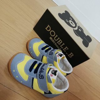 ダブルビー(DOUBLE.B)の【未使用】ミキハウス DOUBLE.B ベビーシューズ 2足セット13.5/14(スニーカー)