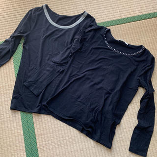 マジェスティックレゴン(MAJESTIC LEGON)のロンＴ 黒(Tシャツ(長袖/七分))