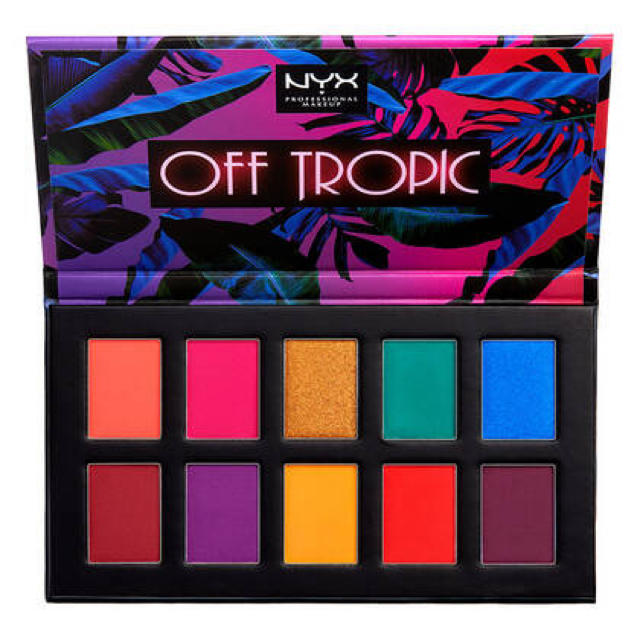 NYX(エヌワイエックス)の☆美品☆ NYX OFF TROPIC SHADOW PALETTE コスメ/美容のベースメイク/化粧品(アイシャドウ)の商品写真