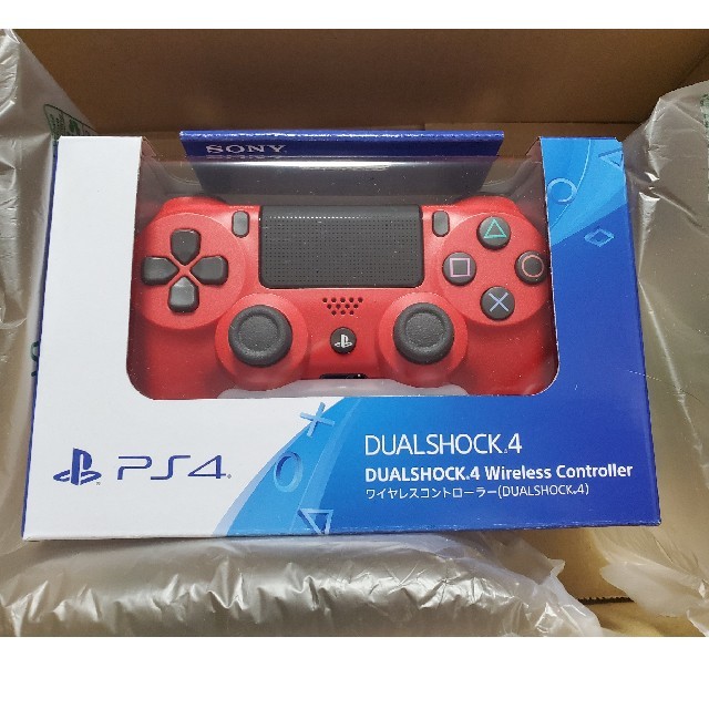 ゲームソフト/ゲーム機本体PS4　コントローラー　マグマレッド　DUALSHOCK4