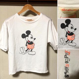 ロデオクラウンズ(RODEO CROWNS)の完売品 RODEO CROWNS ミッキーマウス ネオン Tシャツ(Tシャツ(半袖/袖なし))