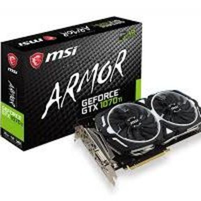 msi Geforce GTX 1070 Ti ARMOR 8GPC/タブレット