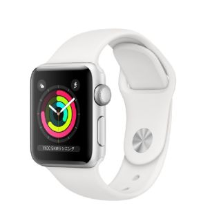 アップルウォッチ(Apple Watch)のアップルウォッチ3　シルバー　38mm(腕時計(デジタル))