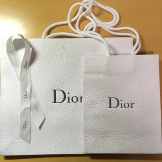 ディオール(Dior)のディオール紙袋二枚セット(ショップ袋)
