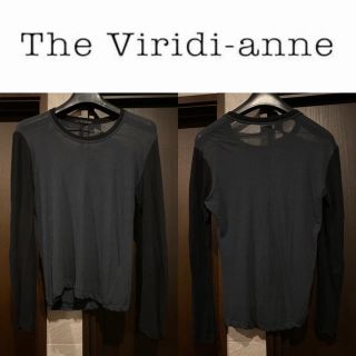 ザヴィリジアン(The Viridi-anne)のThe Viridi-anne レイヤードに最適なシースルーカットソー メンズ(Tシャツ/カットソー(七分/長袖))