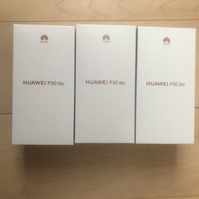 スマートフォン本体「新品未開封」HUAWEI P30 lite 3台