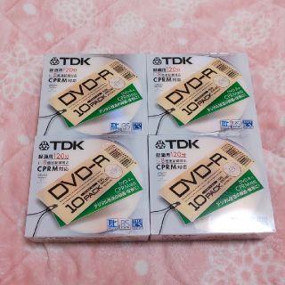 ティーディーケイ(TDK)の④  TDK  DVD-R  10枚入り×４個(その他)