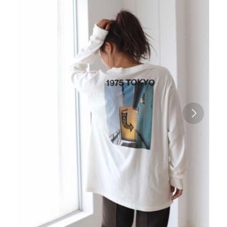 トゥデイフル(TODAYFUL)の1975 TOKYO  転写プリントロンT(Tシャツ(長袖/七分))