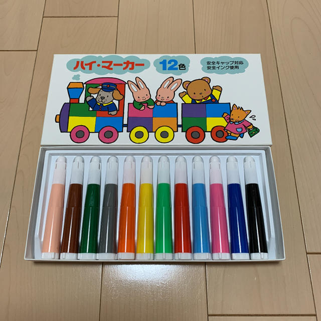 子供用 水性マーカー ひかりのくに キッズ/ベビー/マタニティのおもちゃ(知育玩具)の商品写真