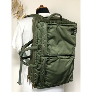 ポーター(PORTER)のPORTER/タンカー/3way/バッグ/リュック/吉田カバン/オリーブ/2層式(バッグパック/リュック)