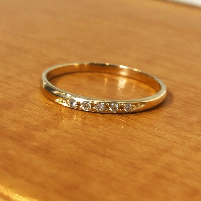 ete(エテ)の先着順‼️エテ　k10 0.03ct リング　ダイヤモンド　アガット レディースのアクセサリー(リング(指輪))の商品写真