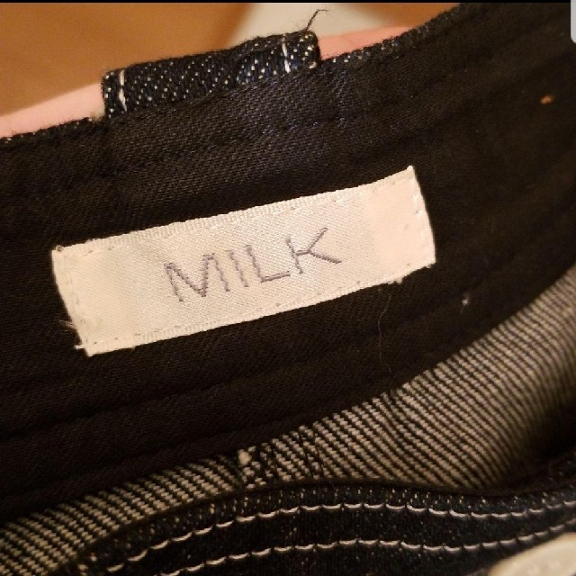 MILK(ミルク)のMILK♡デニムスカート レディースのスカート(ひざ丈スカート)の商品写真