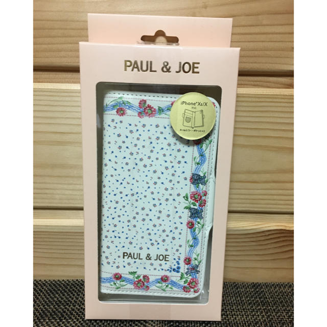 PAUL & JOE(ポールアンドジョー)の【新品】iPhoneXS/X 手帳型 ポール&ジョー スカーフ・モチーフ スマホ/家電/カメラのスマホアクセサリー(iPhoneケース)の商品写真