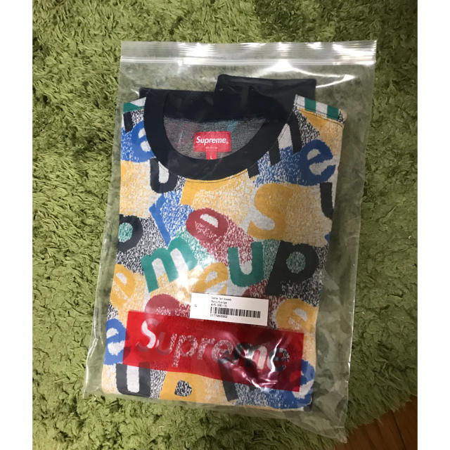 Supreme(シュプリーム)のsupreme  scatter text crewneck  L メンズのトップス(スウェット)の商品写真