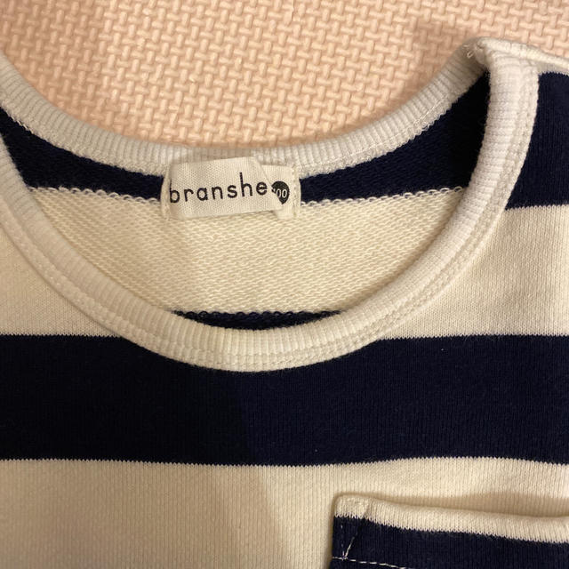 Branshes(ブランシェス)のブランシェス　ボーダーワンピース キッズ/ベビー/マタニティのキッズ服女の子用(90cm~)(ワンピース)の商品写真