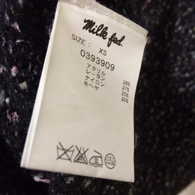 MILKFED.(ミルクフェド)の最終値下げ！ミルクフィドのニットワンピ レディースのワンピース(ミニワンピース)の商品写真