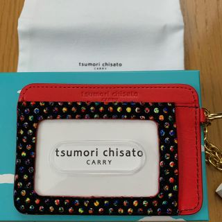 ツモリチサト(TSUMORI CHISATO)の新品未使用☆ ツモリチサト　定期入れ☆(名刺入れ/定期入れ)