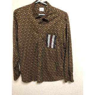 バーバリー(BURBERRY)のバーバリー　モノグラムストライプシャツ(シャツ)