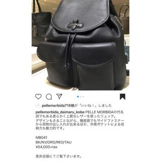 ペッレ モルビダ(PELLE MORBIDA)のペッレモルビタ　PELLEMORBIDA バックパック　リュック　レザー　バック(バッグパック/リュック)