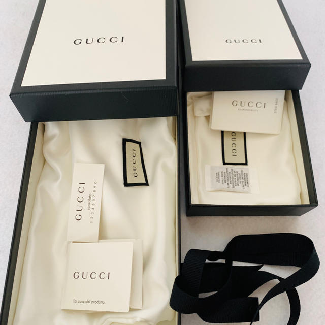 Gucci(グッチ)のグッチ空箱　2箱 インテリア/住まい/日用品のオフィス用品(ラッピング/包装)の商品写真