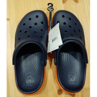 クロックス(crocs)のクロックス　デュエットスポーツ　ネイビー/オレンジ　M8サイズ　26㎝(サンダル)