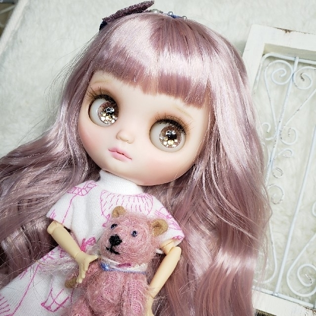 【❦｡*ラピっ子doll】♡ミディブライスサイズ♡カスタムアイシードール ハンドメイドのぬいぐるみ/人形(人形)の商品写真