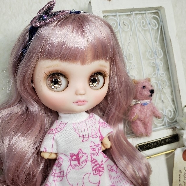 【❦｡*ラピっ子doll】♡ミディブライスサイズ♡カスタムアイシードール ハンドメイドのぬいぐるみ/人形(人形)の商品写真