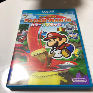 ペーパーマリオ カラースプラッシュ Wii U(家庭用ゲームソフト)