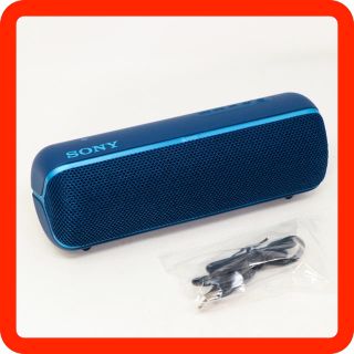 ソニー(SONY)の極美品◯SONY Bluetooth スピーカー SRS-XB22 ブルー(スピーカー)