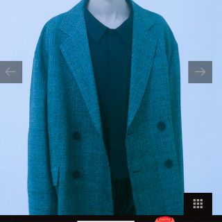 サンシー(SUNSEA)のstein OVERSIZED DOUBLE BREASTED JACKET (テーラードジャケット)