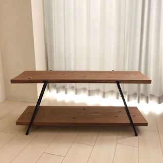 フランフラン(Francfranc)の【美品】アイアン家具 オシャレ テレビ台 TV台 棚(棚/ラック/タンス)