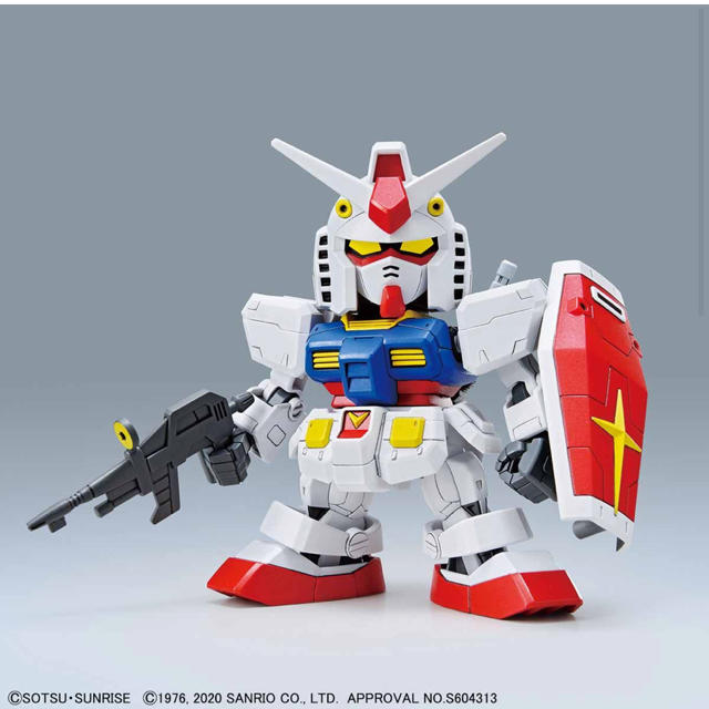 BANDAI(バンダイ)のSDガンダムEX ハローキティ/RX-78-2 ガンダム 色分け済みプラモデル エンタメ/ホビーのおもちゃ/ぬいぐるみ(プラモデル)の商品写真