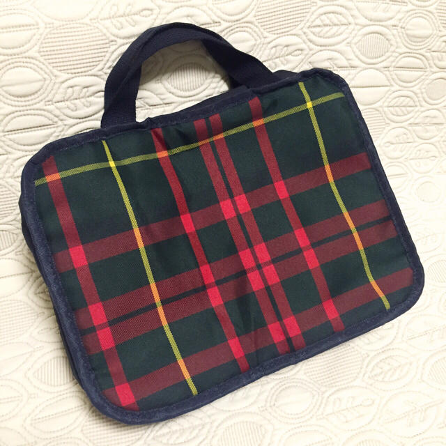 リンネル付録 英国風チェック柄バッグ レディースのバッグ(スーツケース/キャリーバッグ)の商品写真