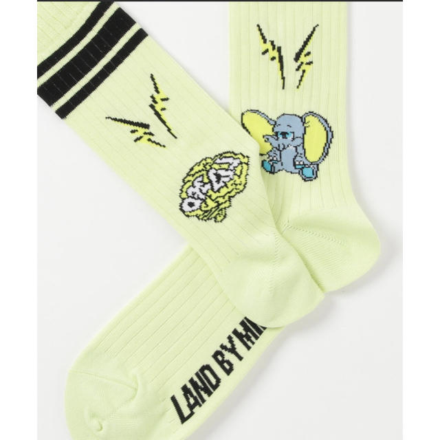 MILKBOY(ミルクボーイ)のmilkboy Brain socks メンズのレッグウェア(ソックス)の商品写真