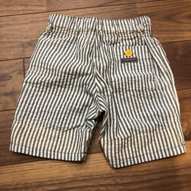 hakka kids(ハッカキッズ)のhakka kids ボーダーハーフパンツ 90cm キッズ/ベビー/マタニティのキッズ服男の子用(90cm~)(パンツ/スパッツ)の商品写真