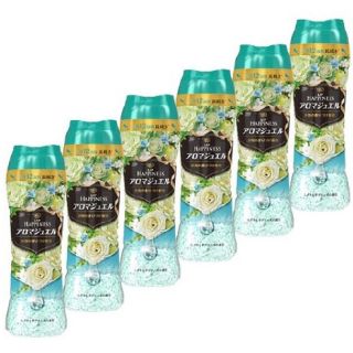 ハピネス(Happiness)のレノアハピネス香り付けビーズ アロマジュエル エメラルドブリーズ520mL*6本(洗剤/柔軟剤)