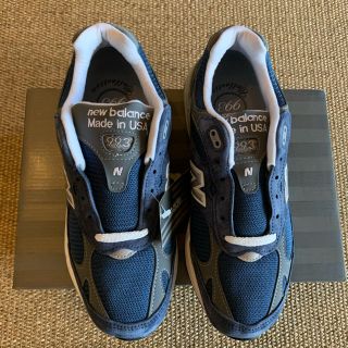 25.5cm New balance 993 Navy ネイビー