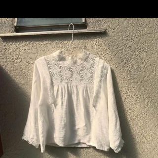 フラワー(flower)のflower special lace blouse  (シャツ/ブラウス(長袖/七分))