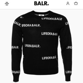 BALR. クルーネックセーター　黒　M(ニット/セーター)