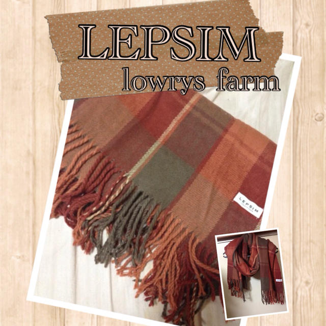 LEPSIM(レプシィム)のLEPSIM＊チェックマフラー レディースのファッション小物(マフラー/ショール)の商品写真