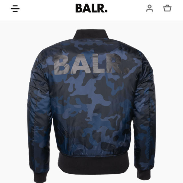 BALR. カモ柄　ボンバージャケット メンズのジャケット/アウター(ブルゾン)の商品写真