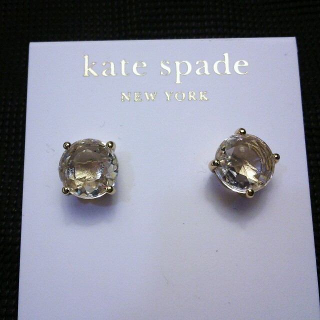 kate spade new york(ケイトスペードニューヨーク)の新品 格安 クリアピアス レディースのアクセサリー(ピアス)の商品写真