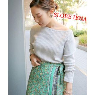 スローブイエナ(SLOBE IENA)のほぼ新品☆完売 SLOBE IENA スパンフライス アシンメトリーカットソー(カットソー(長袖/七分))