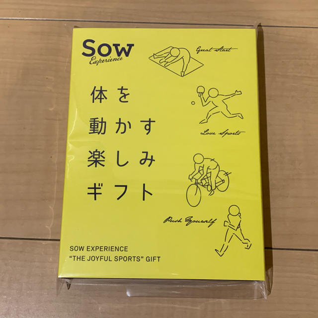 半額以下   体を動かす楽しみギフト SOW EXPERIENCE